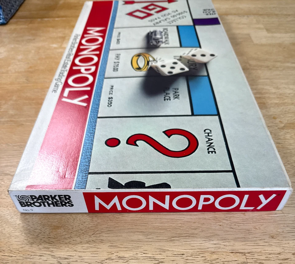 VTG 1978 Monopoly Board Game, Classic Original, Parker Brothers, Metal Token VG. - Image 3 of 4