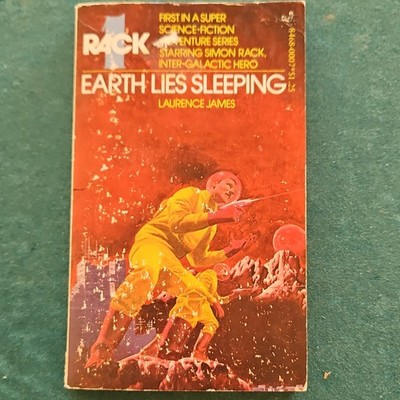 Earth Lies Sleeping by Laurence James Paperback Rack Simon Rack Sci-Fi Novel