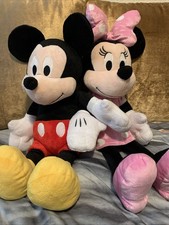 Disney MICKEY MOUSE  MINNIE MOUSE 18  Plush Gift Set Original Outfit NEW