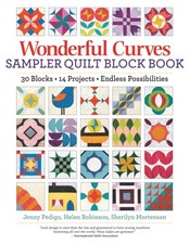Wonderful Curves Sampler Quilt Block Book by Helen Robinson (Paperback Book)