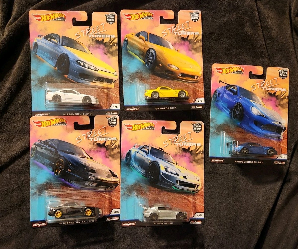 Hot Wheels 2019 Car Culture Street Tuners Complete Set of 1 - 5