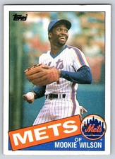 Mookie Wilson 1985 Topps #775 New York Mets See Photos