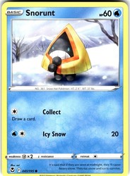 Snorunt 041/195 Silver Tempest Common Near Mint