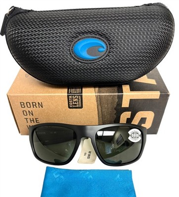 Costa Del Mar Tico Sunglasses Matte Black Polarized Gray Glass