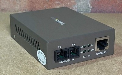 StarTech 1000 Mbps Gigabit Multi Mode Fiber Ethernet Media Converter SC 550m