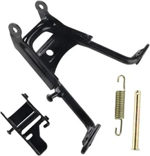 FLYPIG Motorcycle Kickstand Metal Center Kick MAIN STAND FRAME Parking Black 