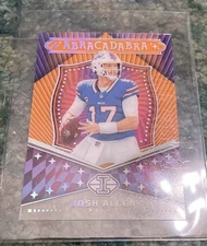 2024 Panini Illusions Josh Allen Abracadabra Red Color Match #8