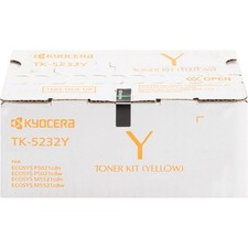 Kyocera TK-5232Y Original High Yield Laser Toner Cartridge Yellow 1 Each