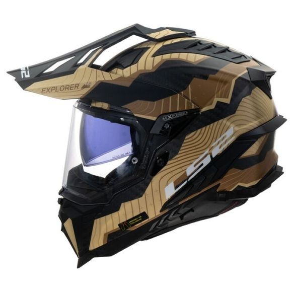 Casque intégral LS2 MX701 Explorer Carbon Trick max vision pinlock - 2