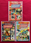 JUSTICE LEAGUE OF AMERICA 111-112-114 - DC Comics Bronze - 100 pgs - F+ to VF/NM