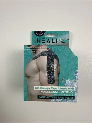 Heali Kinesiology Tape with Magnesium and Menthol, 20 Pcs Precut Strips, K Ta... - Image 1 of 4