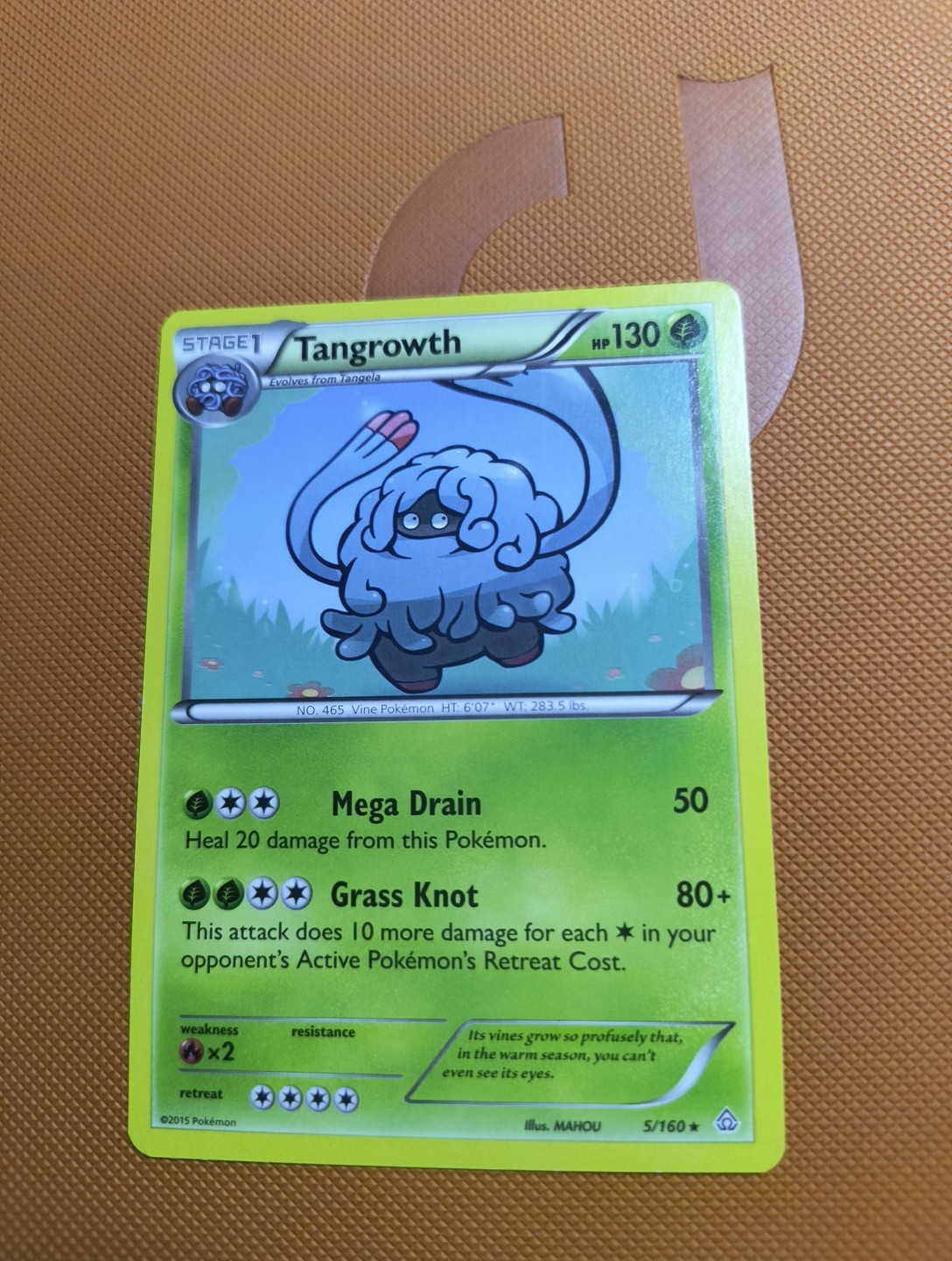 Pokémon TCG Card Tangrowth Rare XY Primal Clash 5