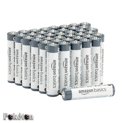 Amazon Basics AAA-Alkali-Batterien, 1,5 V, 5 Jahre lagerfähig, 40 Stück