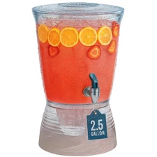 GRAXON Drink Dispenser for Parties (2.5 Gallon) Large Plastic Water Dispenser