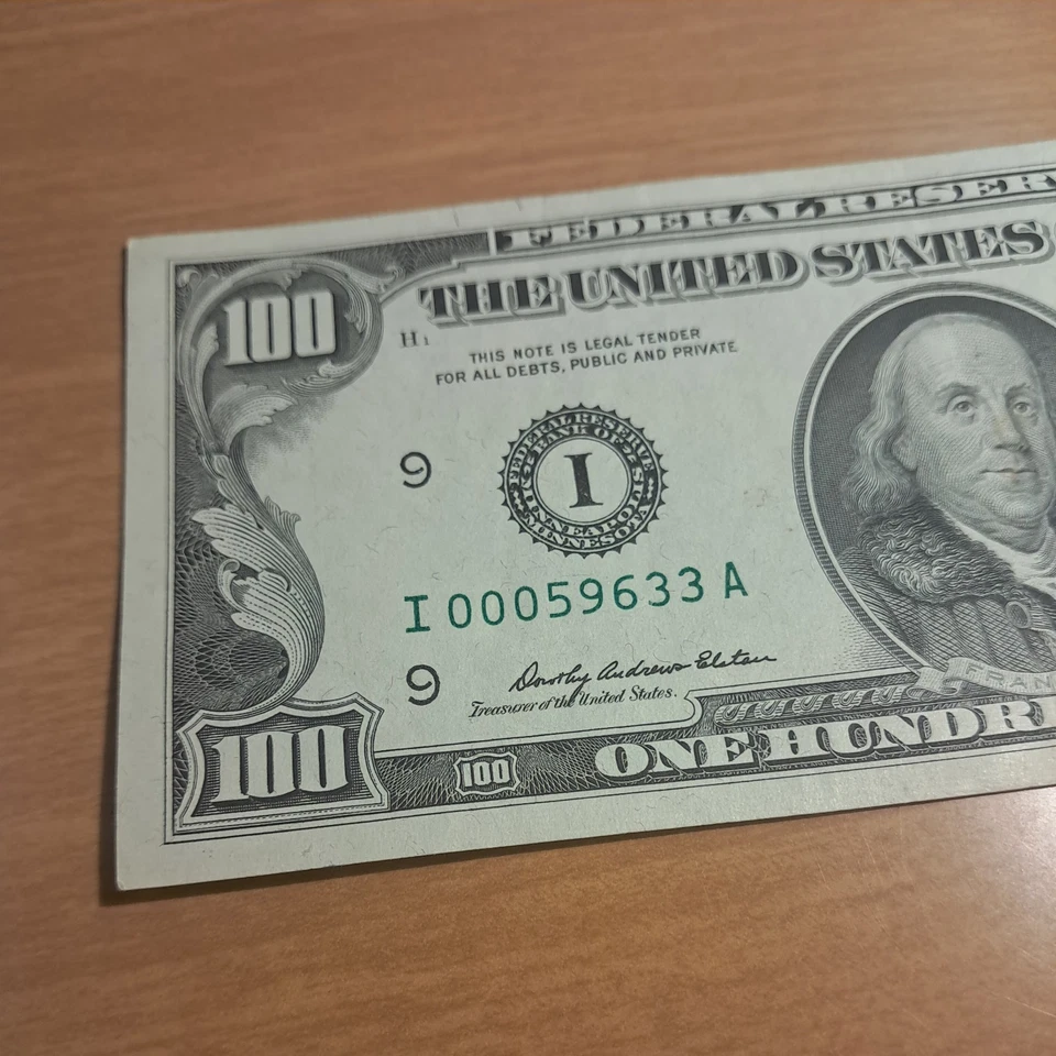 100 Dollar Bill 1969 C Note BEAUTIFUL BILL.                    I 00059633 A - Image 3 of 4