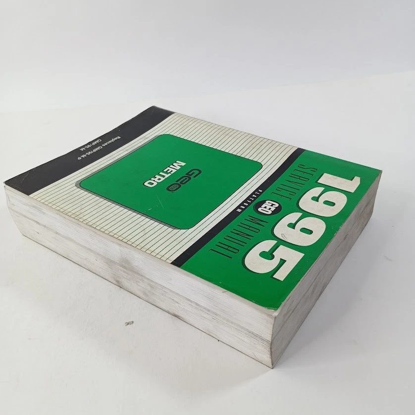 Chevrolet GMC 1995 manual de reparación de servicio Geo Metro Foto 4 de 4