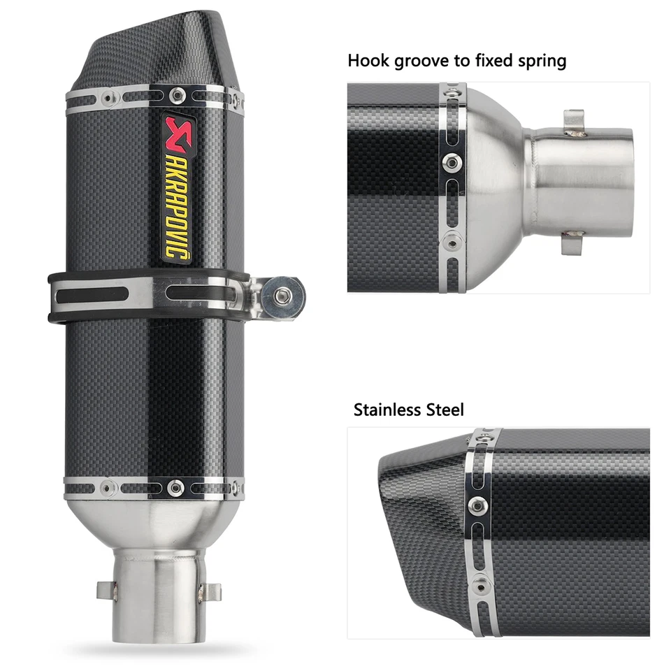 2" Motorcycle Exhaust Muffler Pipe DB Killer For Suzuki GSXR600 GSXR750 GSXR1000 Foto 3 de 4