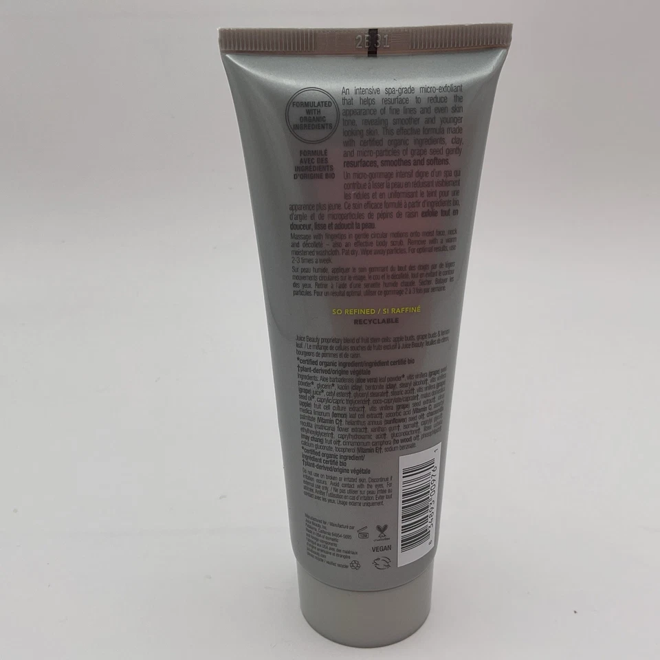 Juice Beauty Stem Cellular Resurfacing Facial Micro-Exfoliant 3oz 90mL Full Size - Image 2 of 3