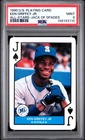 1990 U.S. PLAYING CARD ALL-STARS JACK OF SPADES KEN GRIFFEY JR. PSA 9