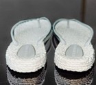 Ilse Jacobsen Flip Flops Sandals - Atmosphere Womens Size 38/8 Cream/Silver — photo 7