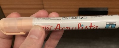 Brandneu Versiegelt ZIG Acrylista 6 mm Meißel Permanent Farbe Marker Stift NUR 1 AUSWÄHLEN