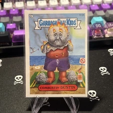 2004 GPK Garbage Pail Kids Scratch n Stink Combustin Dustin S12b Card