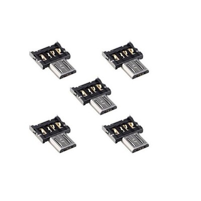 10x Ultra Mini DM Micro USB 5pin OTG Adapter Connector for Cell Phone Tablet
