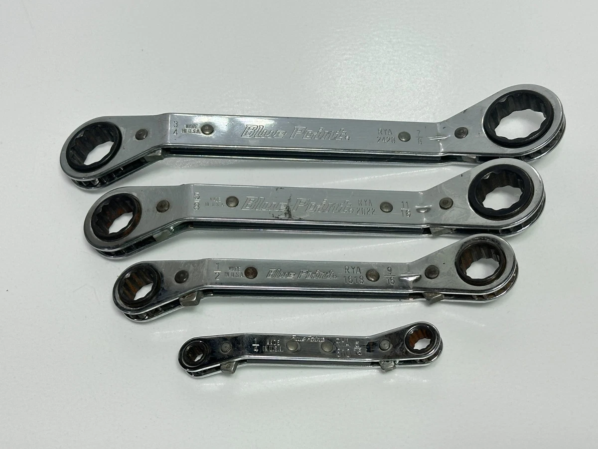 Blue Point Set Ratcheting Box Wrench Automotive Hand Wrenches for