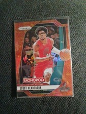 2024-25 Panini Prizm Monopoly Scoot Henderson Orange ICONS /1499