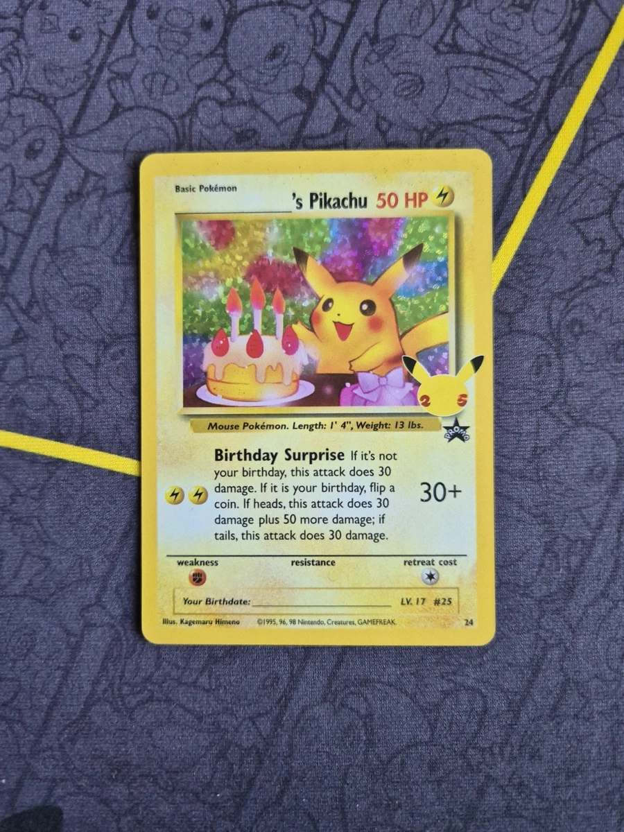 PSA10 のピカチュウ BIRTHDAY PIKACHU 25TH ANN.④ s Pikachu #7
