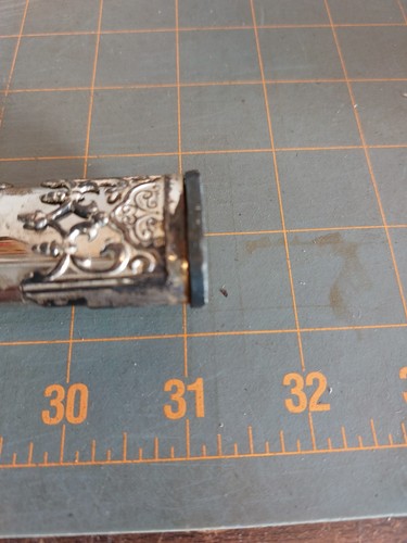 Antique Masonic Knights Templar Ornate Silver Tone Sheath 31.25" - Picture 13 of 13