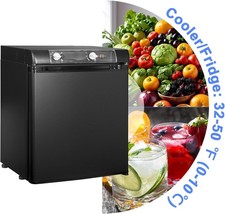 Smad 3 way 12V/110V/Gas Silent RV Refrigerator fridge Camper Cabin Absorption