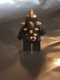 LEGO MINI FIGURE NINJAGO BLACK ORANGE SPIKY SNAKE BYTAR MINIFIG RETIRED
