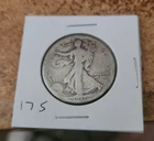1917 s obverse circulated Walking Liberty half dollar