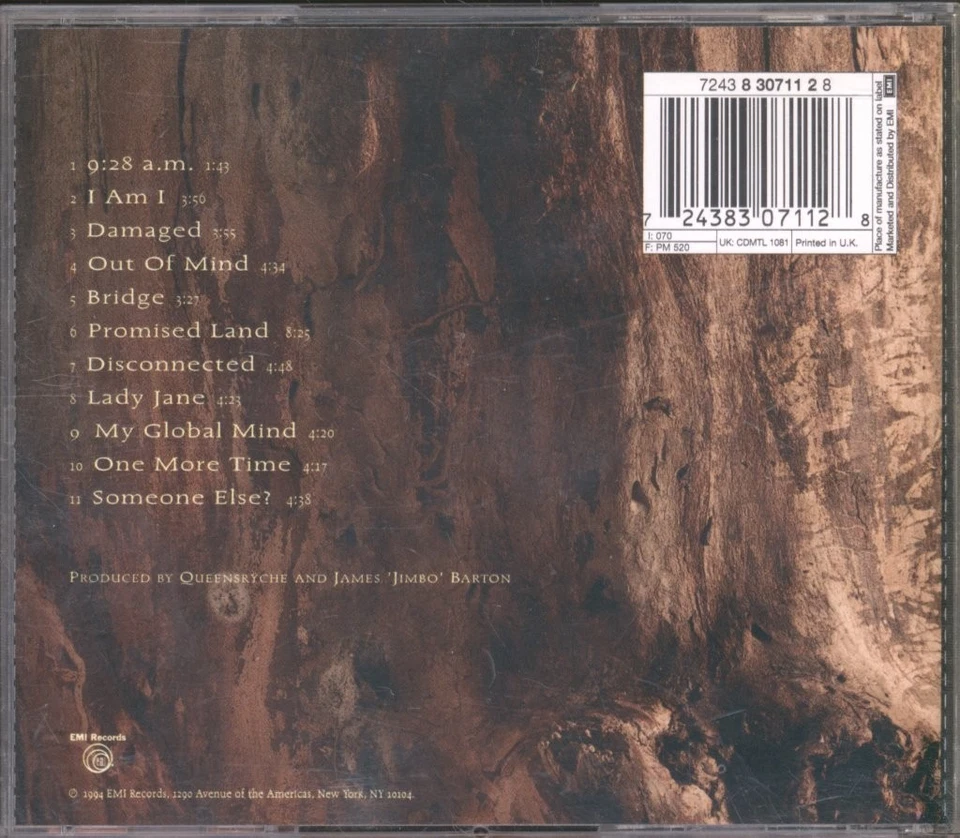 Queensrÿche Promised Land CD Europe Emi  USA 1994 CD. Front insert is a fold out - Bild 2 von 3