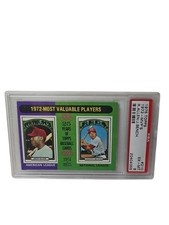 🔥1975 TOPPS #210 1972 MVP'S RICH ALLEN AND JOHNNY BENCH PSA 6