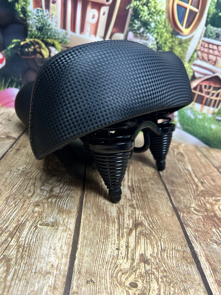 Bicicleta eléctrica doble Springer asiento de bicicleta de crucero extra ancho Foto 3 de 4