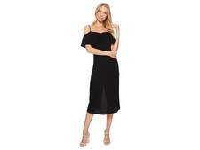 Flynn Skye Morgan Midi Dress (Black) Women's Dress