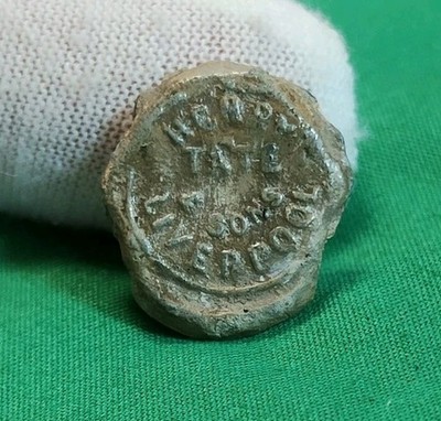 19. Jahrhundert Leadsänger Robbe Tatt Liverpool Metallfund (387)