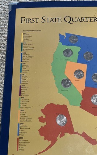 First State Quarters Of The United States Full 50 State Set 1999-2008 Lot - Picture 3 of 3