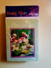 Designware Invitations "Please join us" Lot of 5 40 cards Floral Design Free Shp