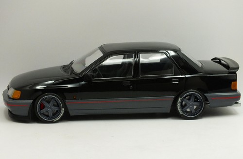 1:18 Custom FORD SIERRA Sapphire 2.9i GLS (Black) RS500 StanceWork MODIFIED Rs - Picture 3 of 6