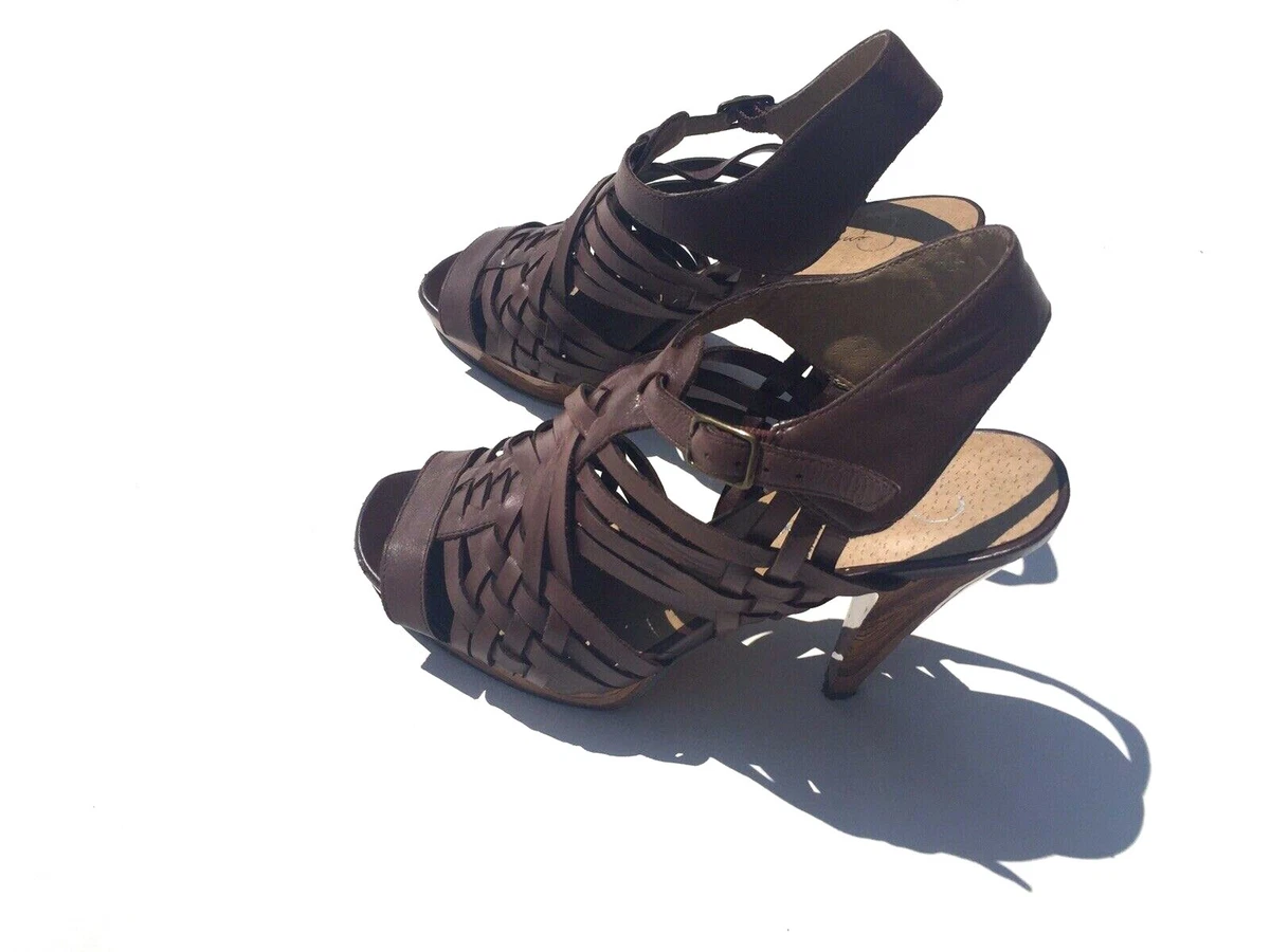 Jessica simpson cognac heels sale