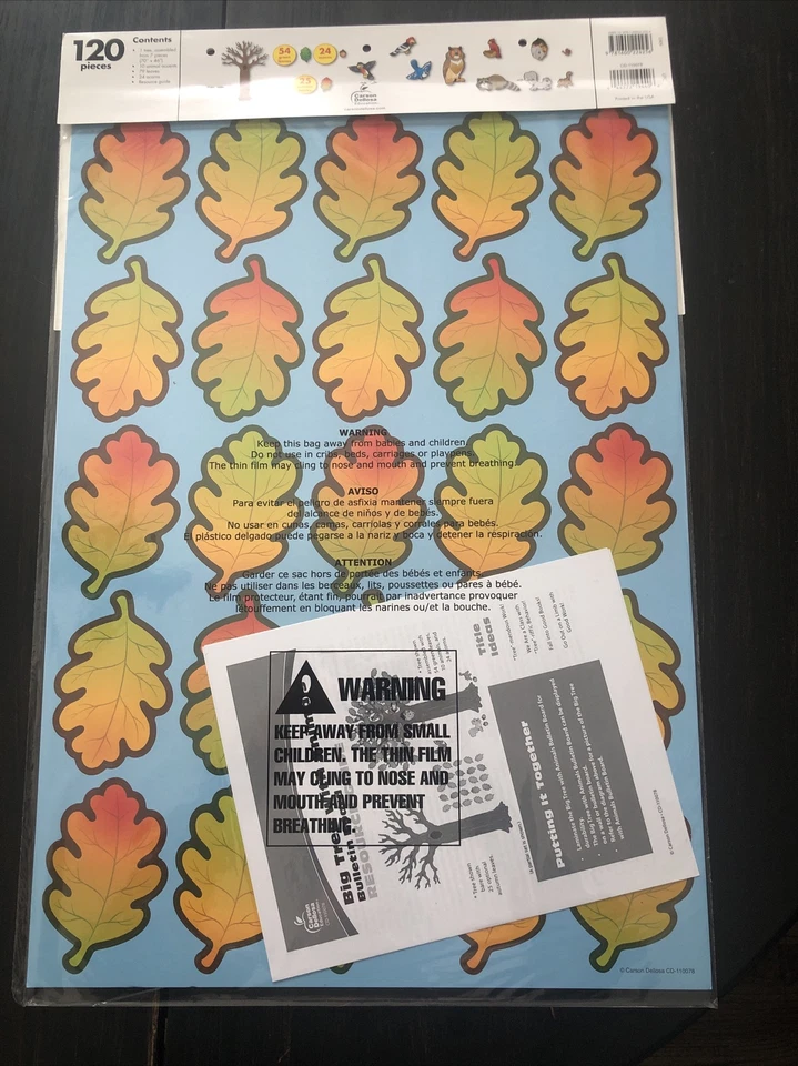 Big Tree with Animals Bulletin Board Set. Free Shipping! - Image 2 of 4