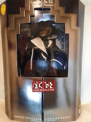 1996 Disney 101 Dalmations Cruella De Vil Power w/Designer Signatures NRFB