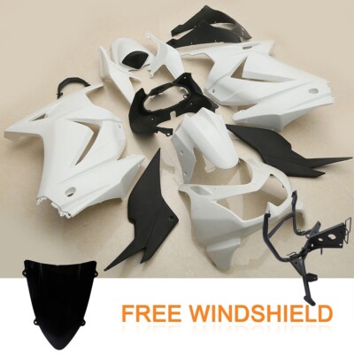 Complete Set Fairing Bodywork Upper Bracket Fit For Kawasaki Ninja 250R 08-12 09