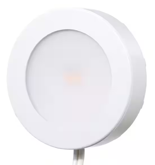 Commercial Electric 5Light PlugIn LED White Puck Light Kit eBay