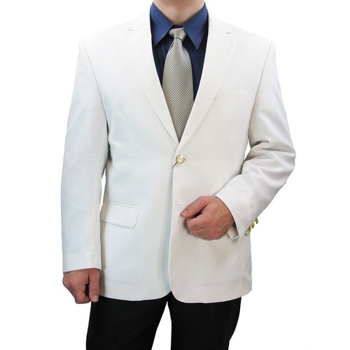 HAS TO GO!! Sharp Regular-Fit Men 2-B Blazer WHITE, Size 42 Regular, $129+ - Picture 3 of 4