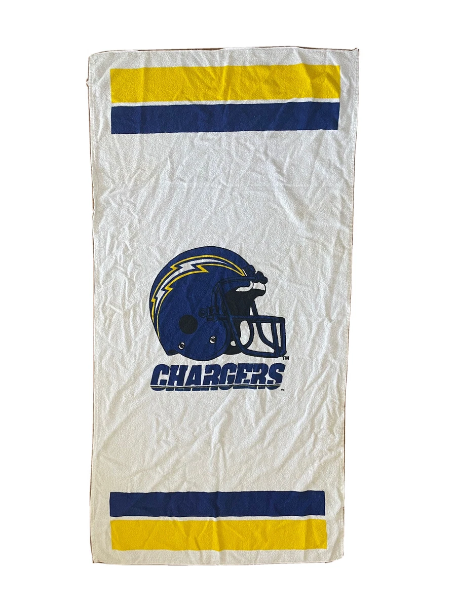 San Diego Chargers Beach Bath Towel 27 x 54 NFL Football Vintage