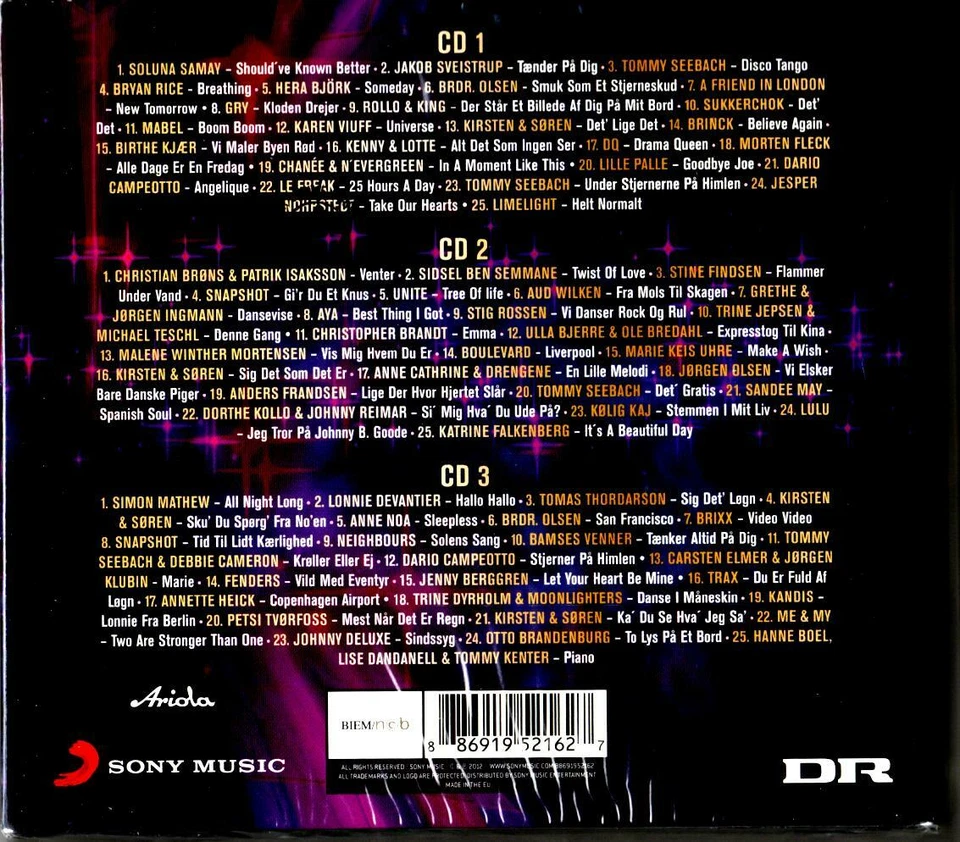 Dansk Melodi Grand Prix 1957-2012 - 3 CD - Olsen Brothers NEW & SEALED - Image 2 of 2